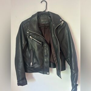 BLANKNYC Black vegan leather jacket